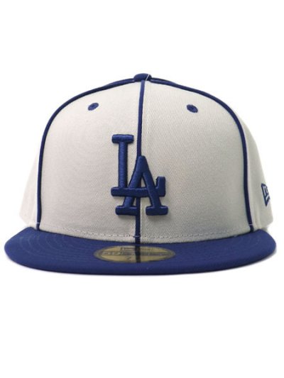 画像2: NEW ERA 59FIFTY PIPING DODGERS STONE/DK ROYAL