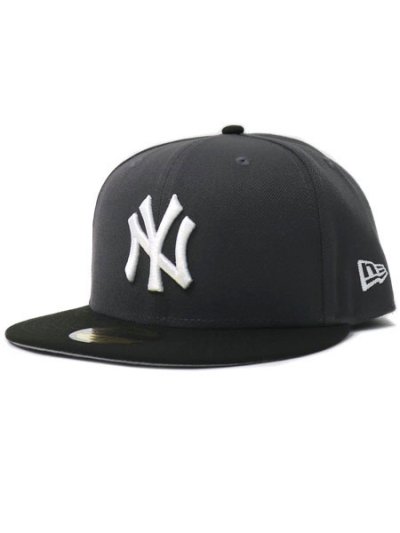 画像1: NEW ERA 59FIFTY SHADOW NY YANKEES DARK GRAPHITE/BLK