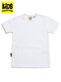 【KIDS】AVIREX KIDS DAILY RIB CREW TEE WHITE