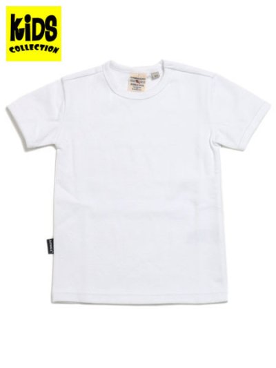 画像1: 【KIDS】AVIREX KIDS DAILY RIB CREW TEE WHITE