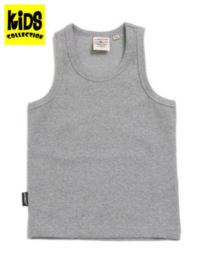 画像1: 【KIDS】AVIREX KIDS DAILY RIB TANK TOP GREY