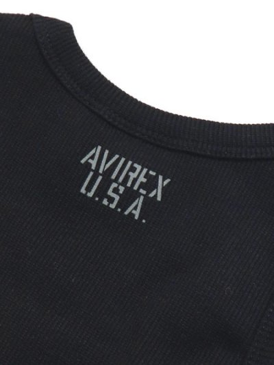 画像4: 【KIDS】AVIREX KIDS DAILY RIB TANK TOP BLACK