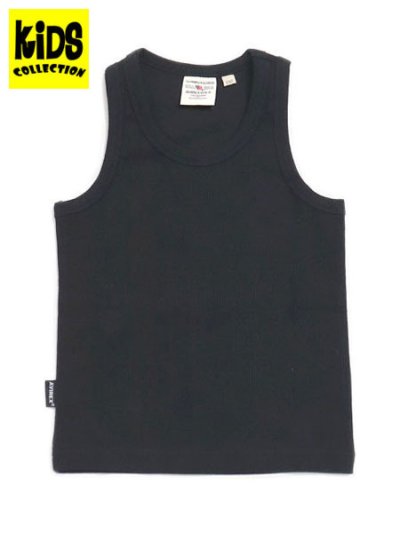 画像1: 【KIDS】AVIREX KIDS DAILY RIB TANK TOP BLACK