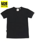 【KIDS】AVIREX KIDS DAILY RIB CREW TEE BLACK