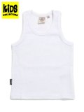 【KIDS】AVIREX KIDS DAILY RIB TANK TOP WHITE