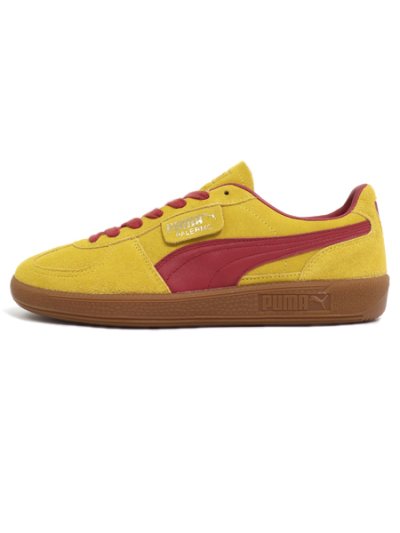 画像1: 【送料無料】PUMA PALERMO PELE YELLOW/CLUB RED