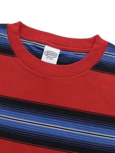 画像3: 【SALE】MANASTASH 90'S MULTI STRIPE TEE