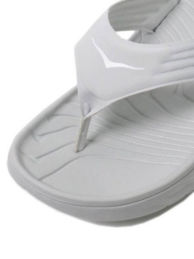 画像5: 【SALE】HOKA ORA RECOVERY FLIP LUNAR ROCK/WHITE