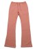 画像1: 【送料無料】EPTM. FRENCH TERRY FLARE PANTS-DARK PINK (1)