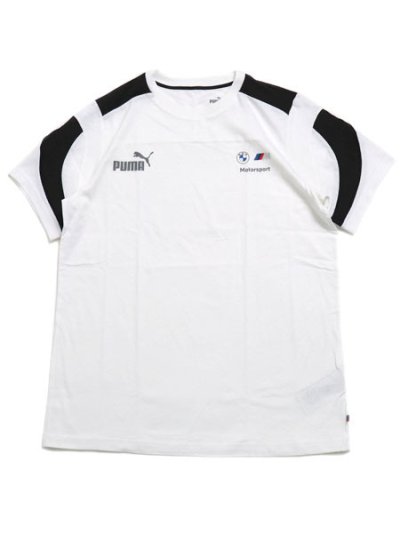 画像1: 【SALE】PUMA BMW MMS MT7+ TEE-PUMA WHITE