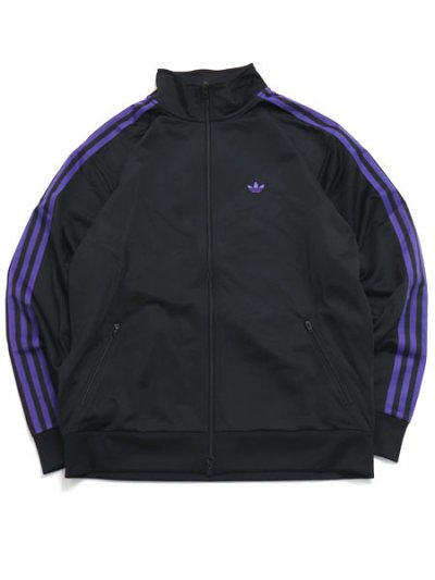 画像1: 【送料無料】ADIDAS BECKENBAUER TRACKTOP-BLACK/ENERGY INK