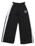 【SALE】PUMA T7 OVERSIZE WOVEN TRACK PANT-PUMA BLACK