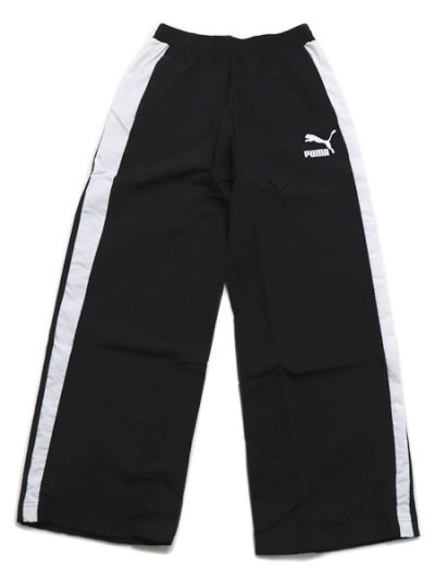 画像1: 【SALE】PUMA T7 OVERSIZE WOVEN TRACK PANT-PUMA BLACK