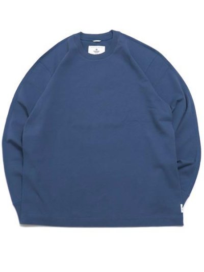 画像1: 【送料無料】REIGNING CHAMP MIDWEIGHT JERSEY LONG SLEEVE-LAPIS