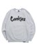 画像1: 【送料無料】COOKIES ORIGINAL LOGO CREWNECK HEATHER GREY/BLK (1)