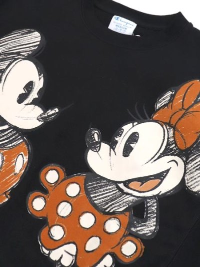 画像3: 【送料無料】CHAMPION DISNEY MICKEY & MINNIE RW SWEATSHIRTS