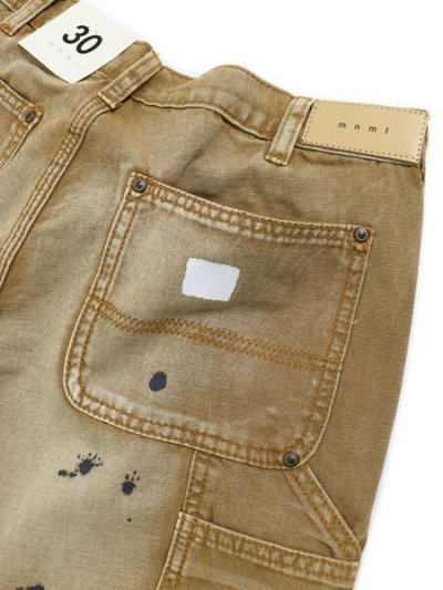 画像5: 【SALE】【送料無料】mnml B243 FLARE DENIM BROWN