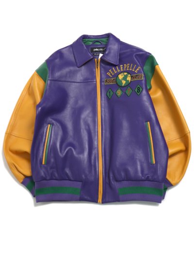 画像2: 【SALE】【送料無料】PELLE PELLE WORLD FAMOUS SODA CLUB PLUSH VIOL/MAIZE
