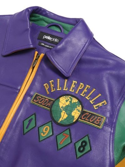 画像3: 【SALE】【送料無料】PELLE PELLE WORLD FAMOUS SODA CLUB PLUSH VIOL/MAIZE