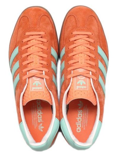 画像6: 【SALE】ADIDAS GAZELLE INDOOR EASY ORANGE/CLEAR MINT
