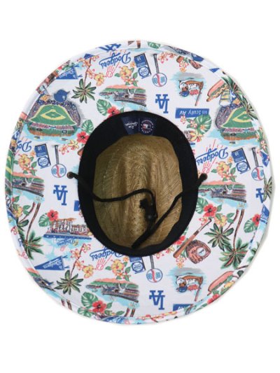 画像4: 【SALE】REYN SPOONER LOS ANGELES DODGERS 22 SCENIC STRAW HAT