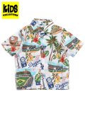 【送料無料】【KIDS】REYN SPOONER LOS ANGELES DODGERS 22 SCENIC KIDS SHIRT