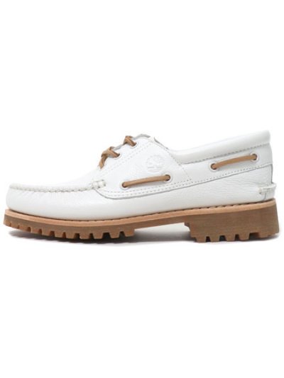 画像1: 【SALE】【送料無料】TIMBERLAND AUTHENTICS 3 EYE CLASSIC WHT FULL GRAIN