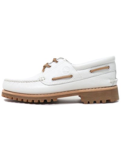 画像1: 【送料無料】TIMBERLAND AUTHENTICS 3 EYE CLASSIC WHT FULL GRAIN