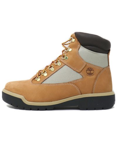 画像1: 【送料無料】TIMBERLAND 6INCH WATERPROOF FIELD BOOT WHEAT NUBUCK