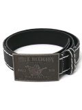 【送料無料】TRUE RELIGION BIG T STITCH BELT BLACK