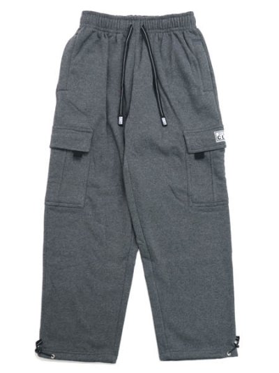 画像1: PRO CLUB HW FLEECE CARGO PANTS