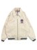 画像2: 【送料無料】AVIREX LIGHT SIGNATURE VARSITY JACKET ECRU (2)