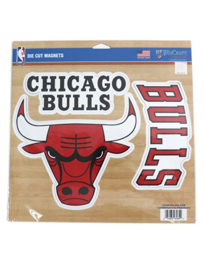 画像1: WINCRAFT 11inch DIE CUT MAGNETS CHICAGO BULLS