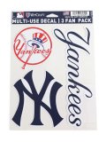 WINCRAFT MULTI-USE DECAL 3P NY YANKEES LOGO