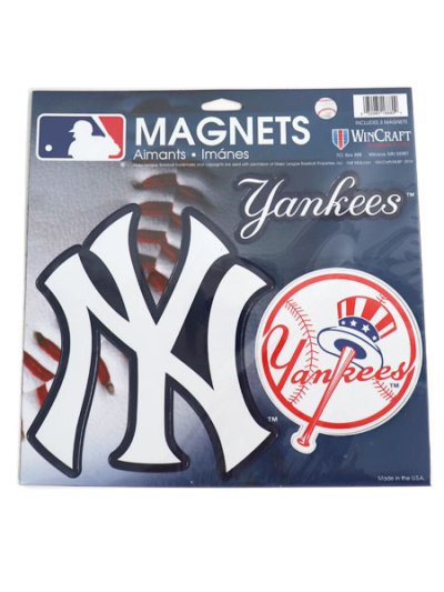 画像1: WINCRAFT 11inch DIE CUT MAGNETS NY YANKEES