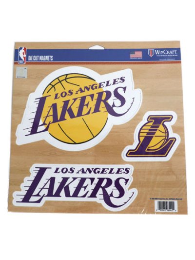 画像1: WINCRAFT 11inch DIE CUT MAGNETS LA LAKERS