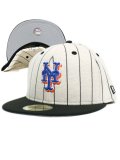 NEW ERA 59FIFTY OATMEAL HEATHER METS BLACK