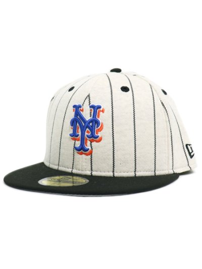 画像2: NEW ERA 59FIFTY OATMEAL HEATHER METS BLACK