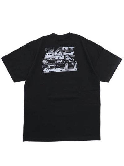 画像2: STREET WEAR SUPPLY GTR R34 SKYLINE BACK ON THE ROCKS TEE