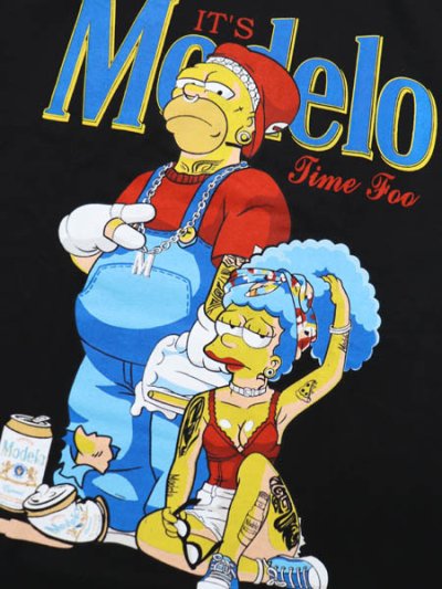 画像3: STREET WEAR SUPPLY IT'S MODELO TIME FOO SHIMPSONS TEE