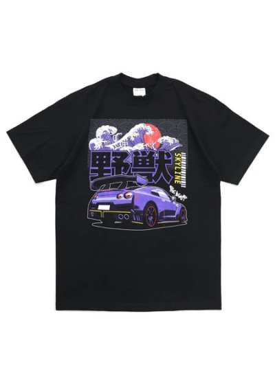 画像1: STREET WEAR SUPPLY SKYLINE YAJYU JAPANESE LETTERS TEE