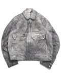【SALE】【送料無料】Ten-c MID LAYER AVIATOR JK DUST DYED DUST CAMO
