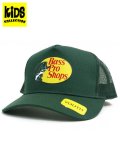 【KIDS】BASS PRO SHOPS YOUTH BPS MESH BACK CAP DARK GREEN