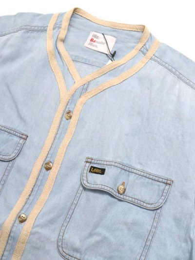 画像3: 【SALE】MR.REMAKE MAN REMAKE BASEBALL SHIRT DENIM ASSORT