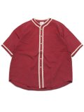 【SALE】MR.REMAKE MAN REMAKE BASEBALL SHIRT RED ASSORT