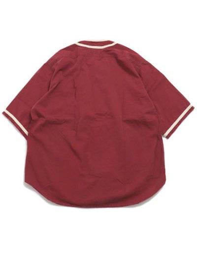 画像2: 【SALE】MR.REMAKE MAN REMAKE BASEBALL SHIRT RED ASSORT