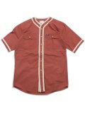 【SALE】MR.REMAKE MAN REMAKE BASEBALL SHIRT RED ASSORT