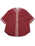 【SALE】MR.REMAKE MAN REMAKE BASEBALL SHIRT RED ASSORT