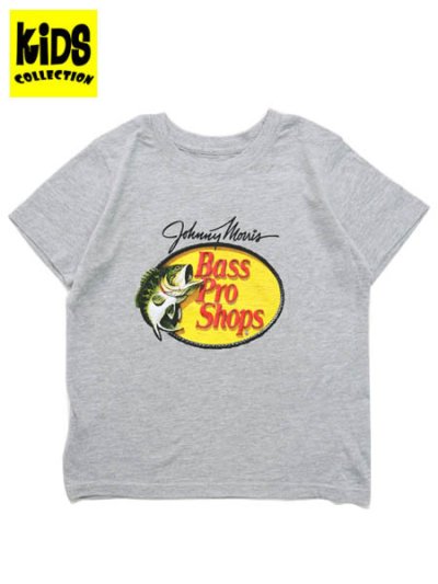 画像1: 【KIDS】BASS PRO SHOPS YOUTH WOODCUT TEE HEATHER GREY