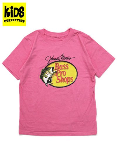 画像1: 【KIDS】BASS PRO SHOPS YOUTH WOODCUT TEE PINK